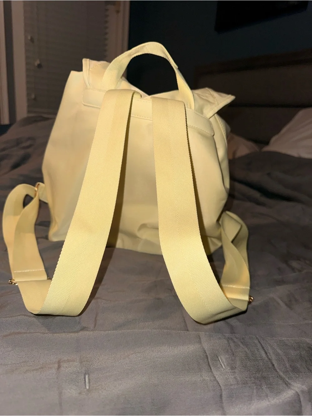 Women's Backpack - Minimal Backpack Baby Yellow